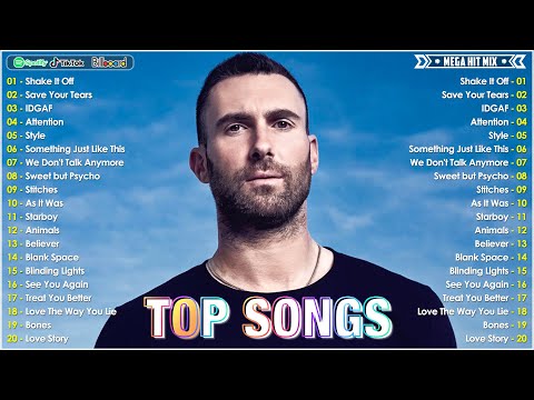 Top 40 Songs of 2022 2023Maroon 5 The Weeknd Charlie Puth Maroon 5 Dua LipaMega Hit Mix