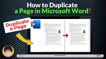 How to Duplicate a Page in Microsoft Word