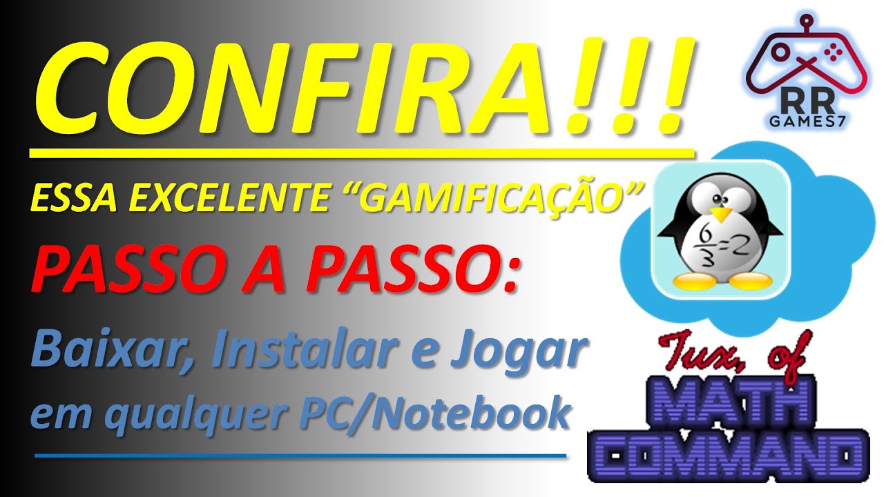 TUX MATH: BRINCANDO SIM, MAS RESOLVENDO OPERAÇÕES FUNDAMENTAIS