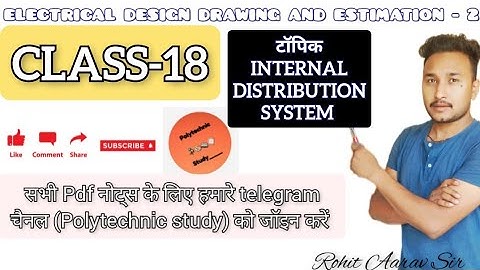 EDDE-II :: CLASS 18 :: INTERNAL DISTRIBUTION SYSTEM ::