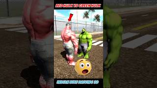 Red Hulk vs Green Hulk 💥 | Indian Bike Driving 3D #shorts