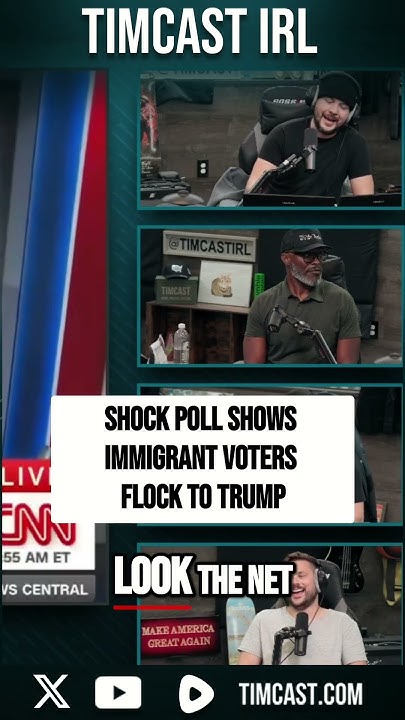 SHOCK POLL Shows Immigrant Voters FLOCK To Trump - YouTube
