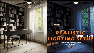 HDRI + Corona Sun Setup for Interior Lighting | LightMix Tips in 3Ds Max