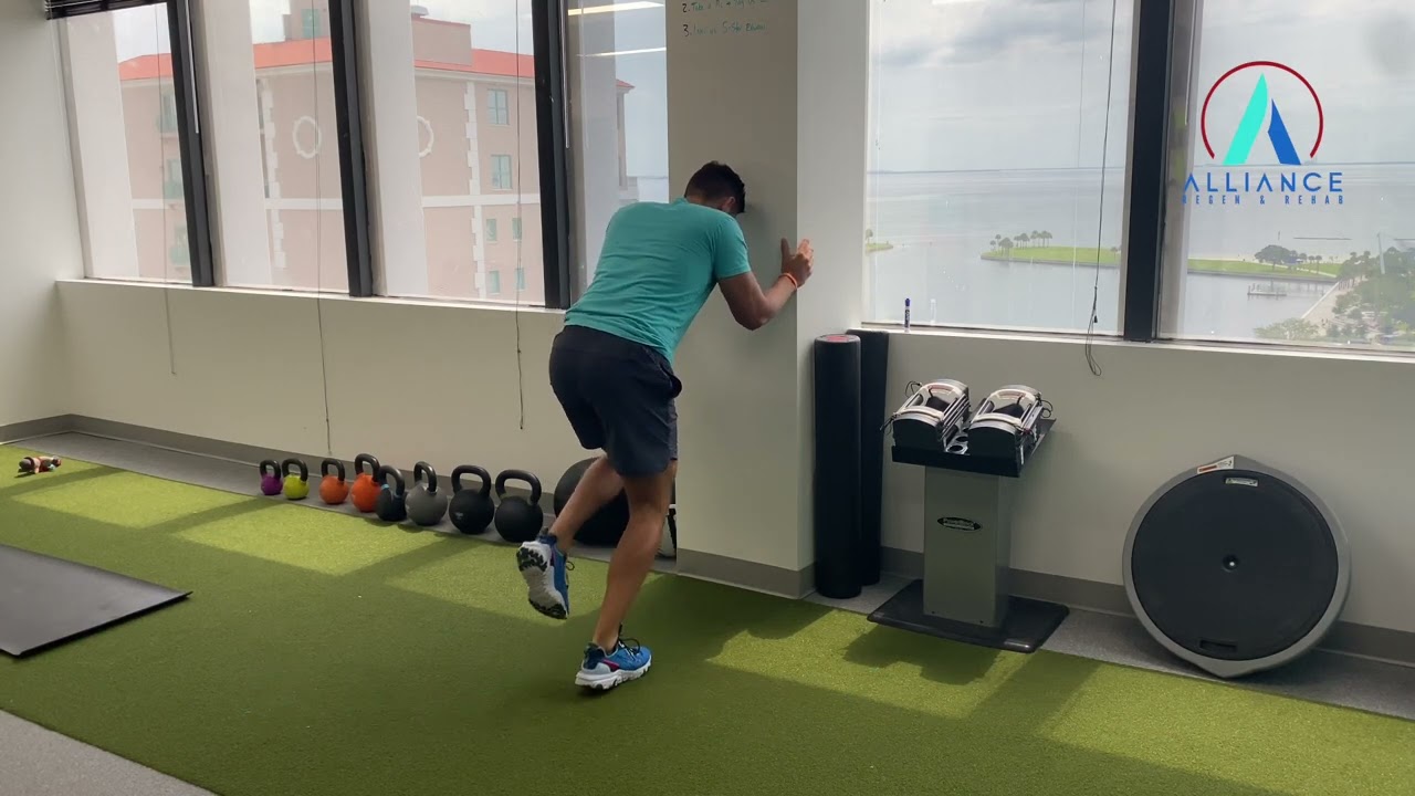 Single Leg Soleus Calf Raise - YouTube