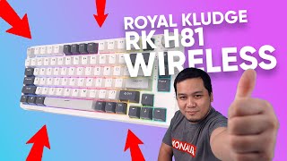 #RACUN Anda Kena Beli Wireless Mechanical Keyboard Ini! Review Royal Kludge RK H81