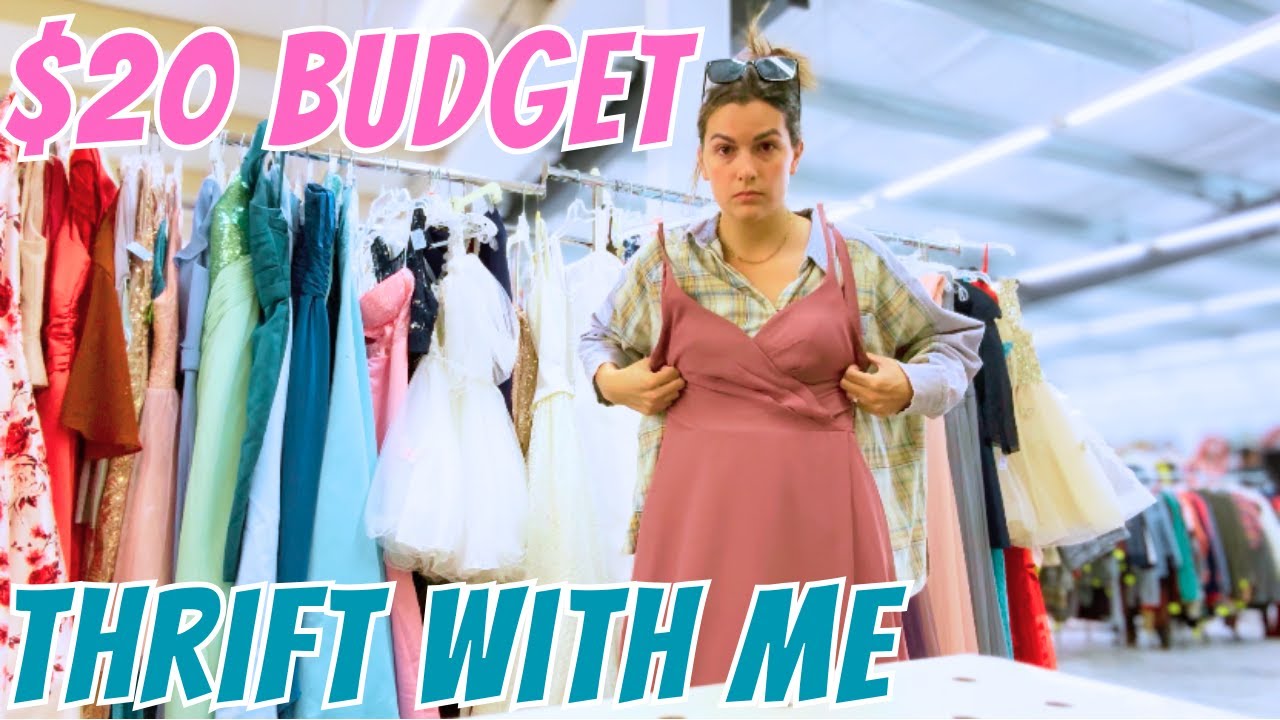 RETAIL THERAPY THRIFT WITH ME! TRY ON HAUL - $20 BUDGET FOR THRIFTING | THE SIMPLIFIED SAVER