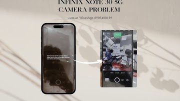 Infinix note 30 5g cant connect camera problem blank camera solution