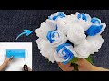 Beautiful Roses Making with a Masks | Face Mask Reuse | Mask Recycling