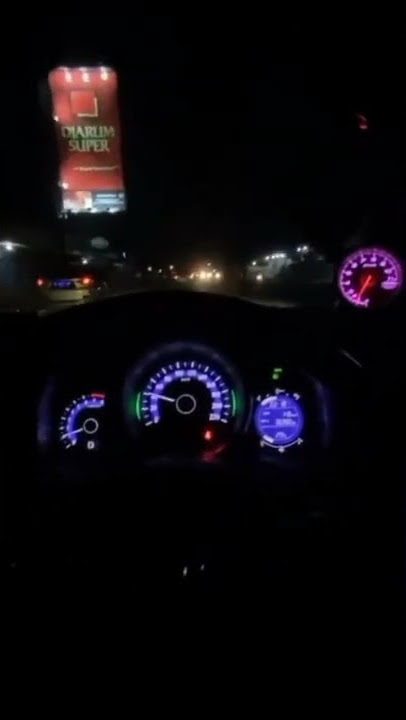 story' wa ig nyetir mobil di  malam hari