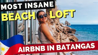 MOST INSANE Beach Loft AirBnB in Anilao BATANGAS - Philippines Travel Vlog