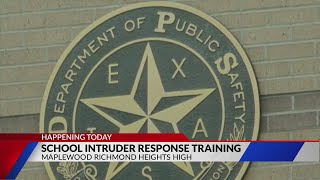 Active shooter training at Maplewood-Richmond Heights HS today