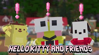 Summer is Here! | Completing Quests | Ep 5 | Hello Kitty and Friends Minecraft Sanrio DLC | Riivv3r