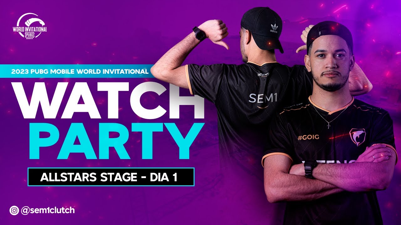 [WatchParty] PMWI 2023 Allstars Stage D1 - PUBG MOBILE