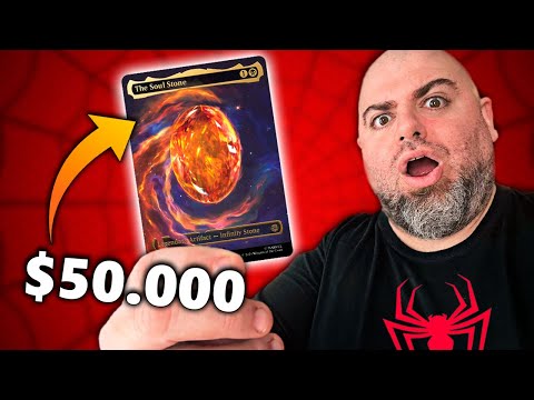 Searching for the SOUL GEM! We opened a TON of different SPIDER-MAN MAGIC booster packs and boxes...