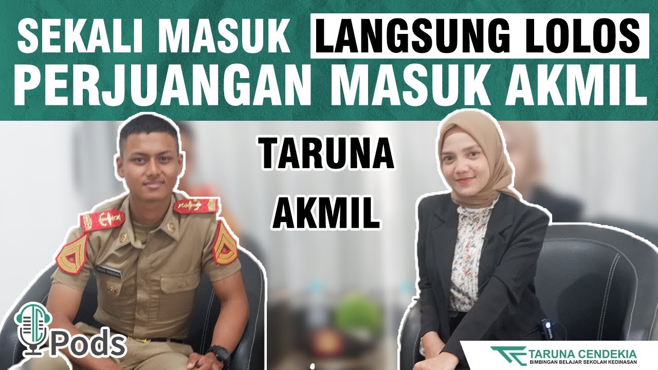 SEKALI LOLOS SELEKSI LANGSUNG MASUK AKMIL - Bagas Ramadani  - TCpods#6