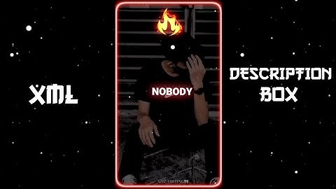 NOBODY NOBODY 💖🥵 || NEW XML FILE 💓🔥 NEW XML TREND 🎟️🦋 || @azizediting7364 #xml #xml_file