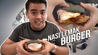 MyBurgerLab Nasi Lemak Burger with Ayam Rendang 🍔🔥 | Malaysian Burger