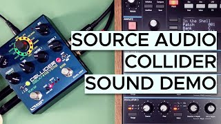 Source Audio Collider Reverb and Delay Sound Demo (no talking) with Novation Peak