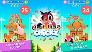 Chickz: Physics Based Puzzle Game - Gameplay Video