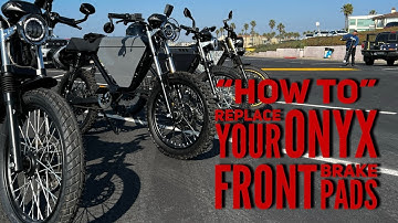How To Replace Your Onyx RCR Motorbike’s Front Brake Pads