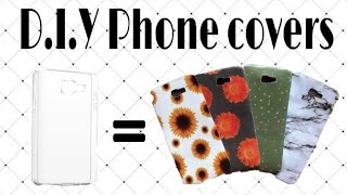 D.I.Y design changeable phone cover.📱