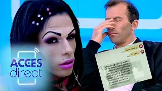 Viorel, mesaje siropoase cu transsexualul Delia