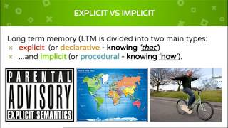 Types of Long Term Memory | Procedural, Episodic and Semantic | AO1 A Level Psychology