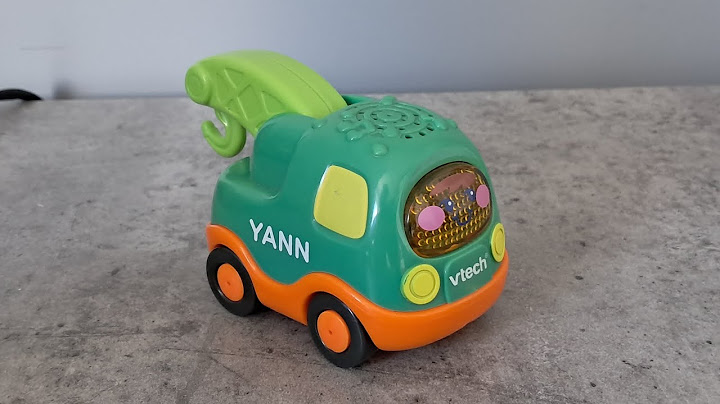 VTech Tut Tut Bolides Yann le roi de la depanne (version ancienne)