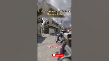 DL Q33 Quickscope Montage | Cleanest Kills CODM Mobile #cod #codm #callofduty