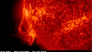 Prominence SDO 304 2014-11-09_10.00.00-11.20.00