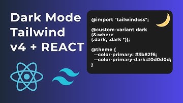 Enable Dark Mode in React using Tailwind CSS V4 2025