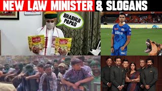 New Law Minister &amp; Slogans | Created for 18 May 2023