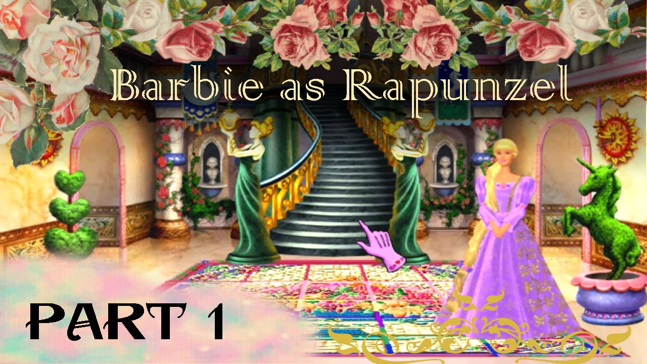 rapunzel barbie game