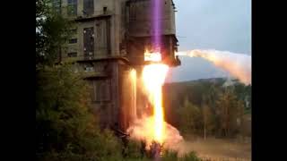 Russian Test Stand: Static Firing The RD-107A Rocket Engine (With Sound)