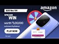"iQOO Neo 10R Amazon Lucky Draw! Swipe &amp; Win Big! 🔥📱 #Giveaway #Unboxing" Pr 50000rs win lucky draw