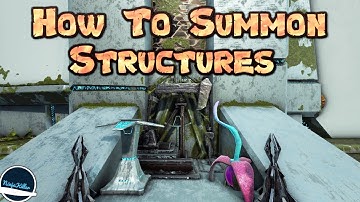 How to Summon Structures on your Ark Survival Evolved server or singleplayer