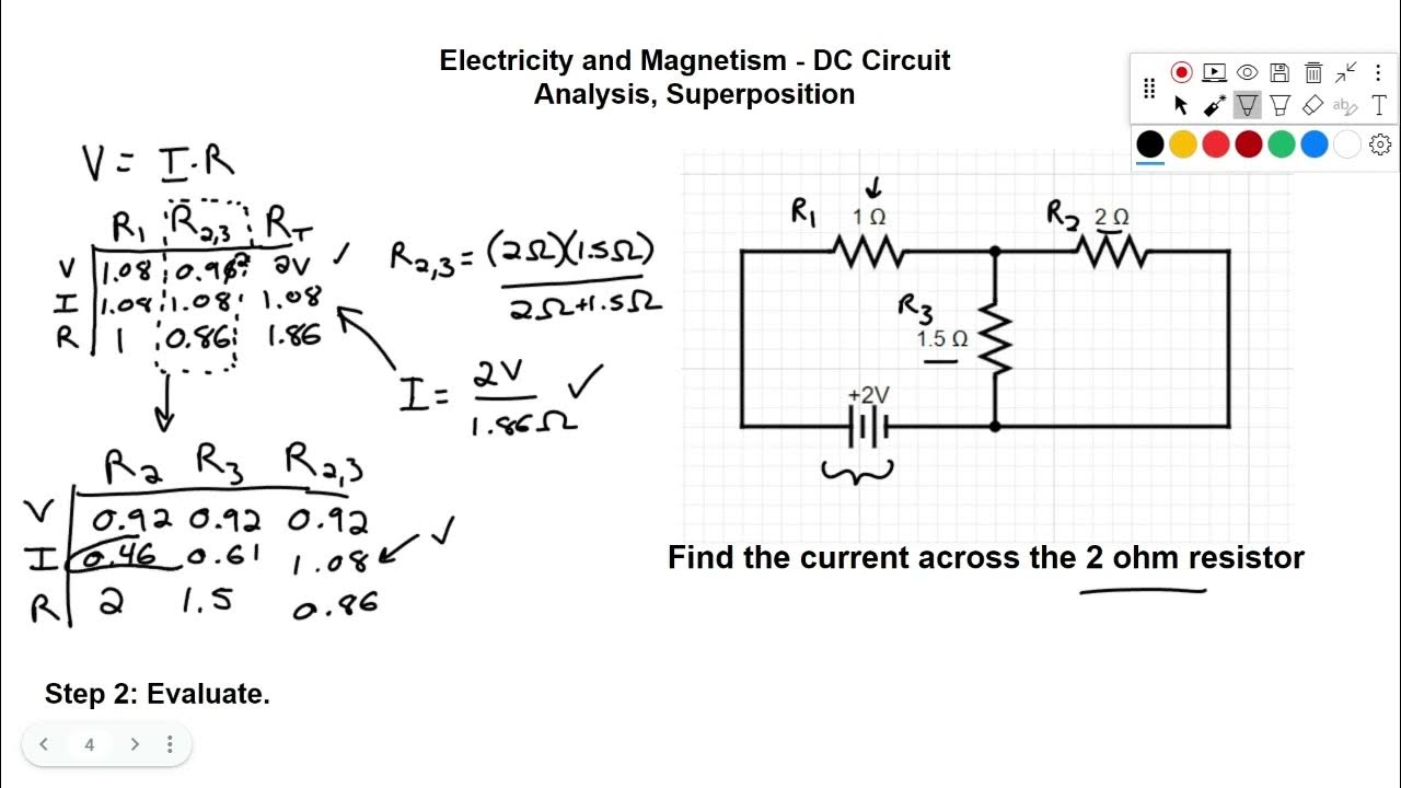 Superposition DC Circuit Analysis FE Exam YouTube