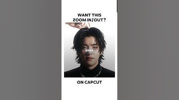 want this smooth zoom in/out effect? easy capcut tutorial! #capcut #edit #tutorial