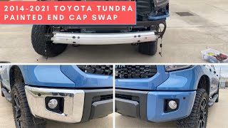 20142021 Toyota Tundra Painted Front End Cap Swap | ReveMoto