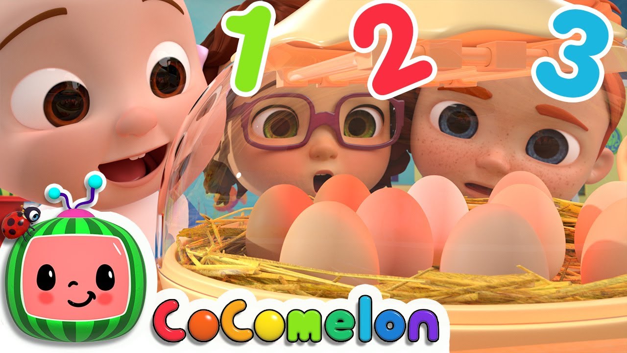 Numbers Song with Little Chicks  CoComelon Nursery Rhymes  Kids Songs