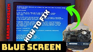 Error BLUE SCREEN (REPAIR) Problem Has Been Detected and Windows Needs To Shutdown To Prevent Damage Profile