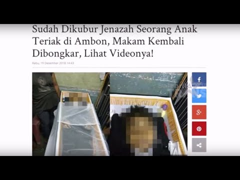 Viral Anak Kecil Sudah Dikubur Tiba-Tiba Hidup Kembali