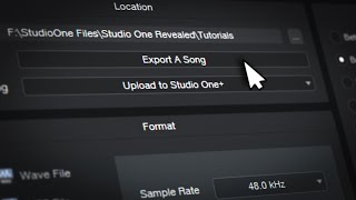 Studio One | How to Export a Song