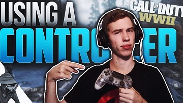 USING A CONTROLLER ON PC?!?! (Cod World War 2)