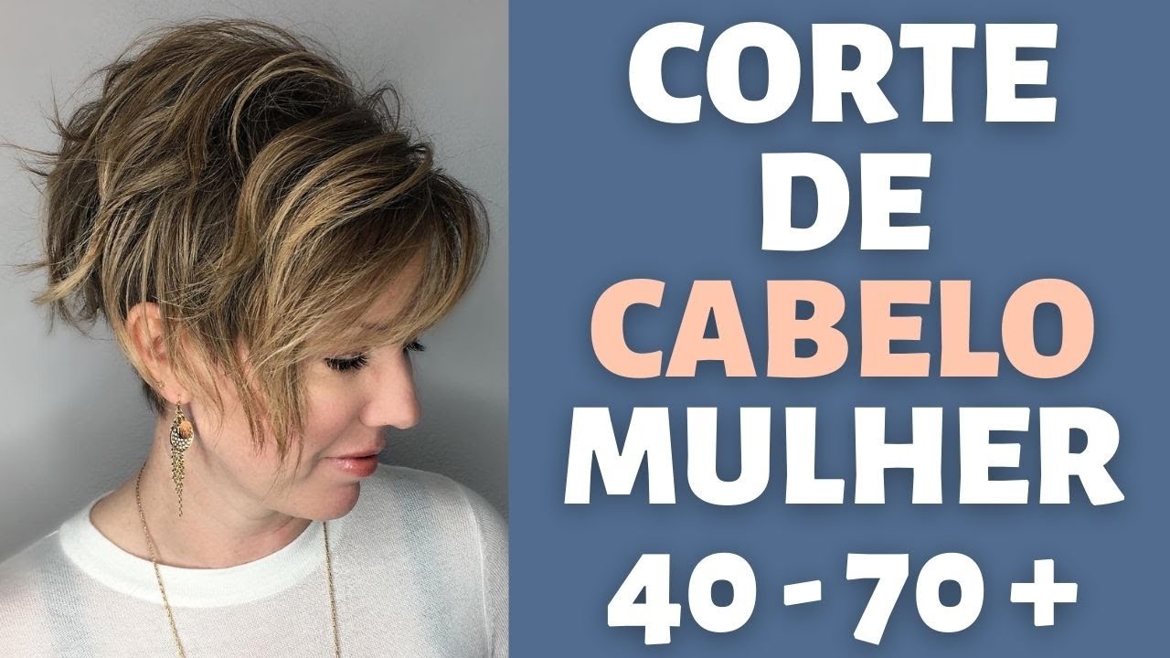 LINDO CORTE CABELO MULHER PARA +40-60-65 ANOS - CORTE DE CABELO CURTO CABELEIREIRO - LISA BELEZA