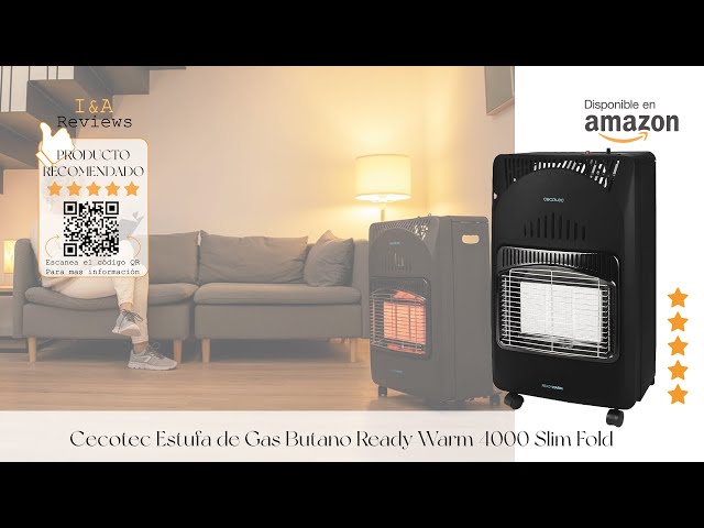 Ready Warm 4000 Slim Fold: así es la estufa de gas butano con termostato  que es un éxito - Showroom