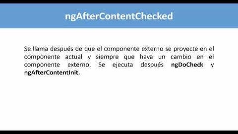 Angular 9 Parte 19. Ciclo de vida de un componente