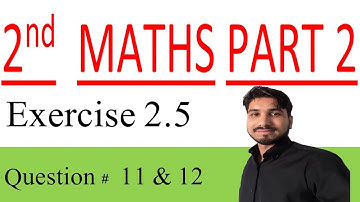 FSC math part 2, 2nd year math part 2, ICS math part 2, C#2 Lec 6 Ex 2.5 Q # 11 &12 Differentiation