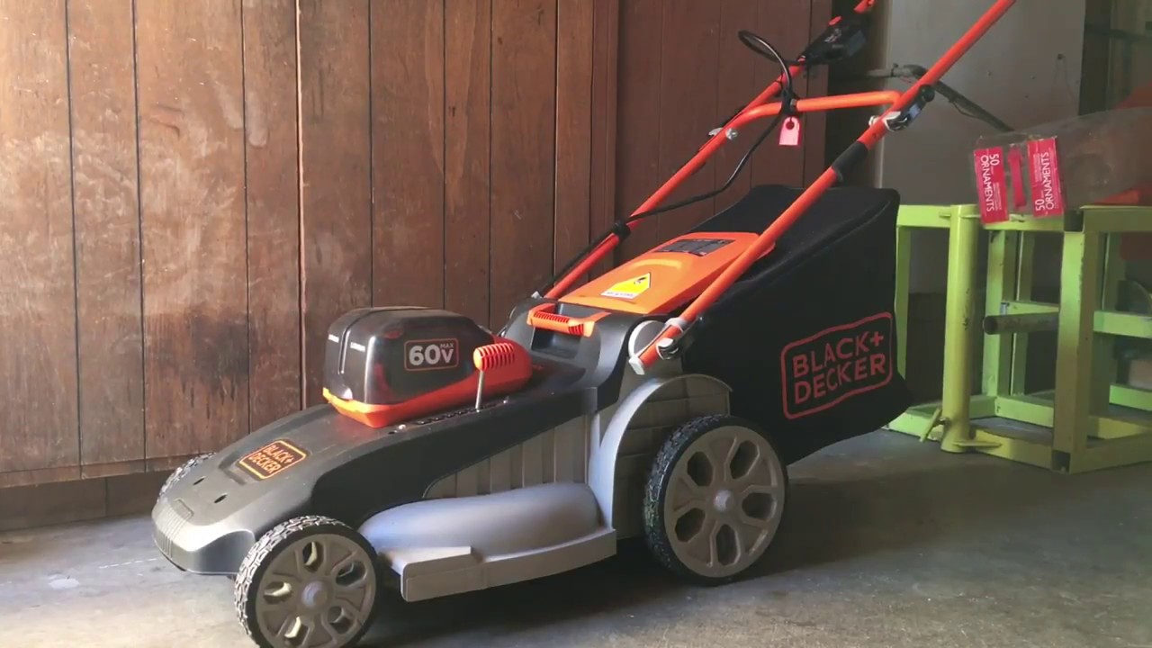 Black & Decker 60v Electric lawnmower Review CM2060C 