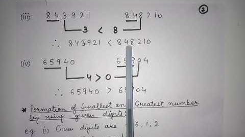 Class VI (Mathematics) Chapter 1 - Number System ( part - 2)